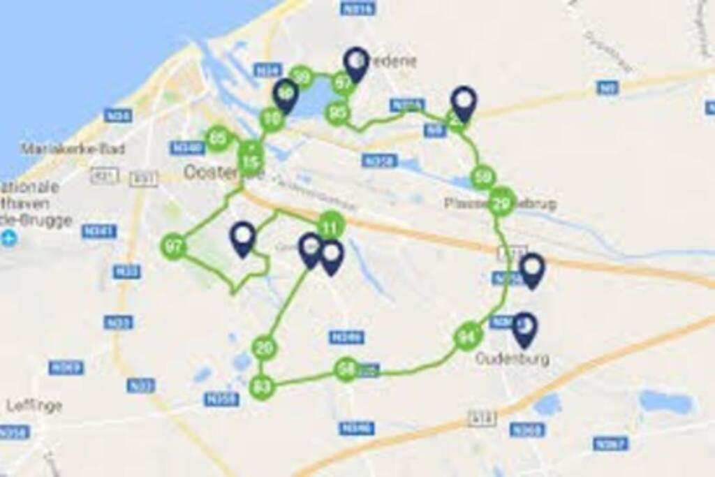 Die Huis 14-Een Oase Van Rust Tussen Polders En Kust Остенде Екстериор снимка